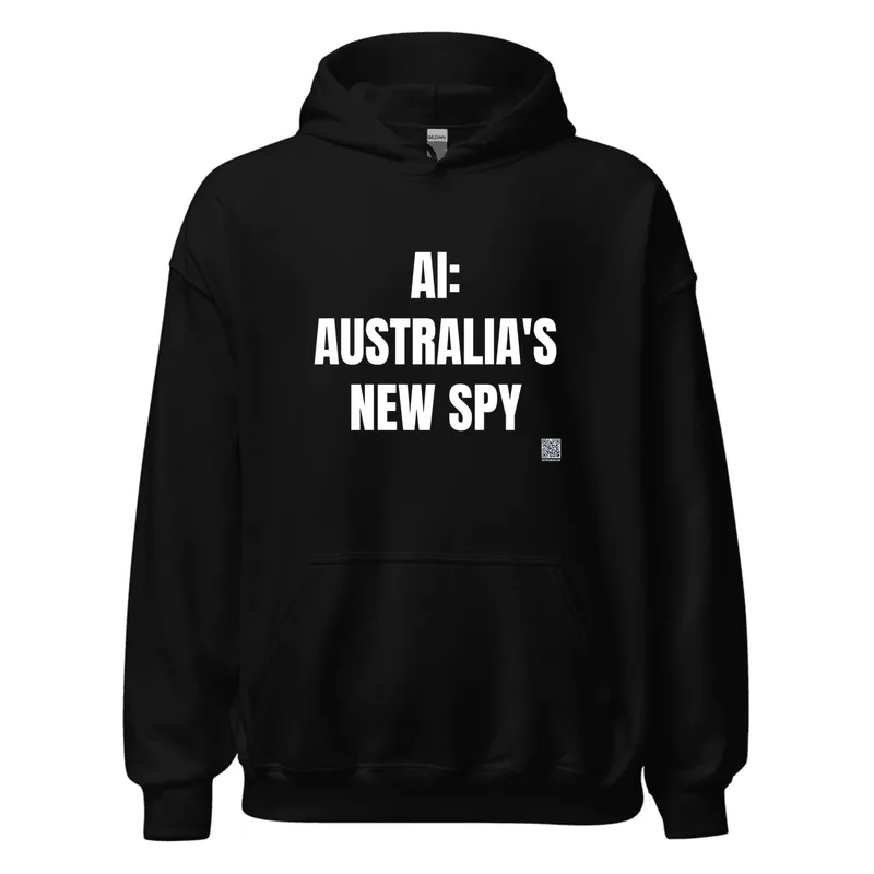 AI: · AUSTRALIA'S · NEW SPY in Black