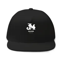 Flat Bill Cap — Black · One size