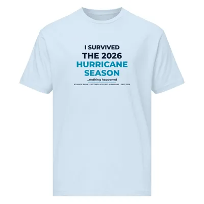 Unisex Fine Jersey Tee in Light Blue