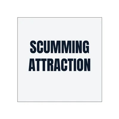 SCUMMING · ATTRACTION in White