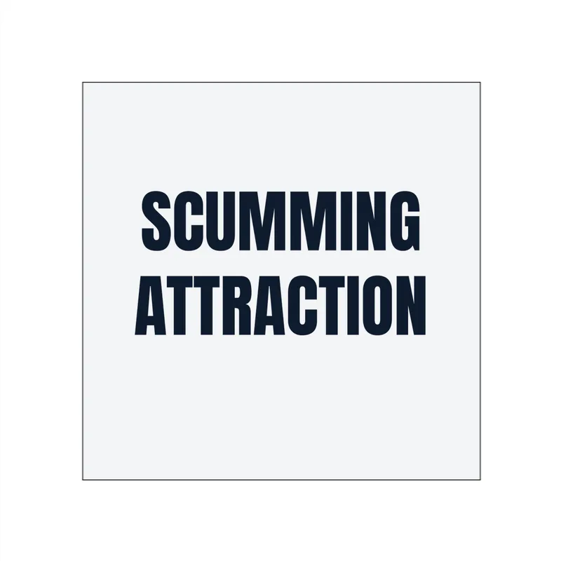 SCUMMING · ATTRACTION in White