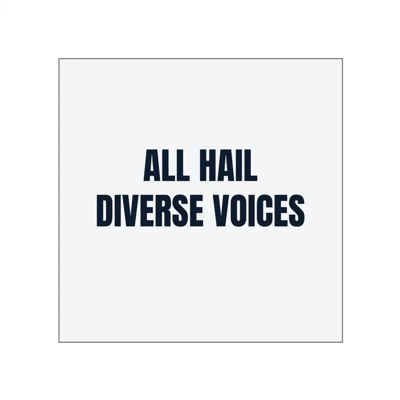 ALL HAIL · DIVERSE VOICES in White