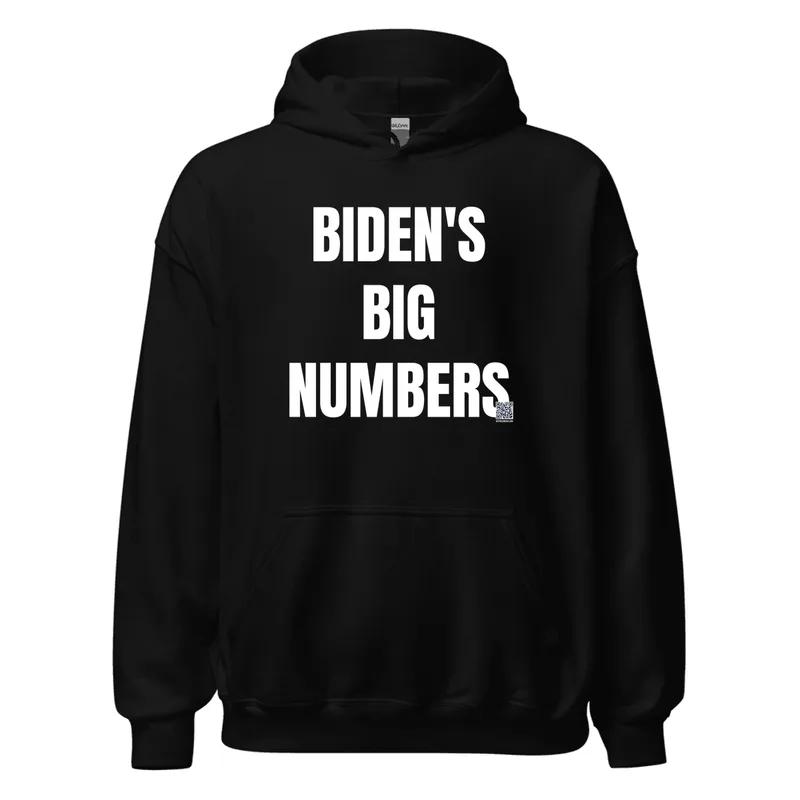 BIDEN'S · BIG · NUMBERS in Black