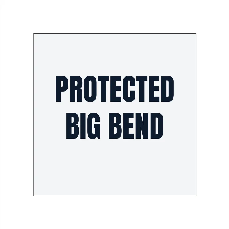 PROTECTED · BIG BEND in White