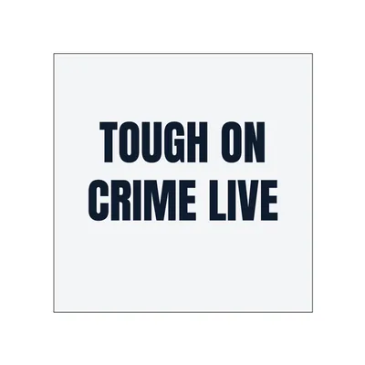 TOUGH ON · CRIME LIVE in White