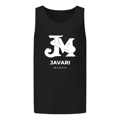 Unisex Garment-Dyed Tank Top in Black