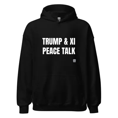 TRUMP & XI · PEACE TALK in Black