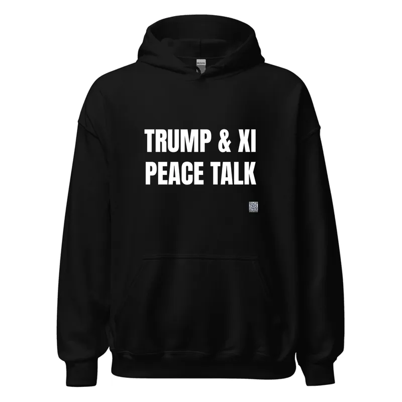 TRUMP & XI · PEACE TALK in Black