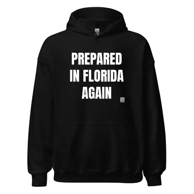 PREPARED · IN FLORIDA · AGAIN in Black