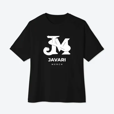 Unisex Oversized Boxy Tee in Black