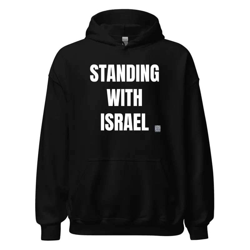 STANDING · WITH · ISRAEL in Black