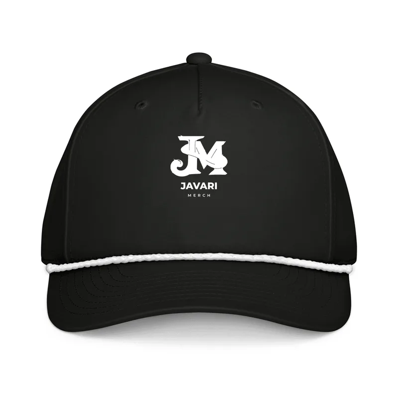 Classic Rope Cap in Black/White