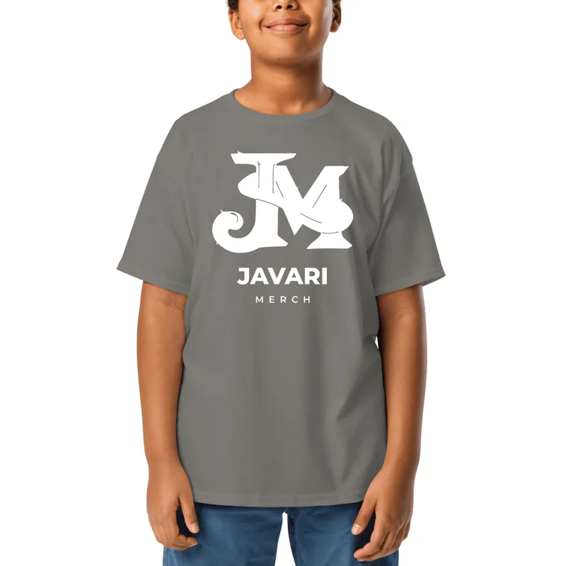 Youth Classic Tee in Charcoal