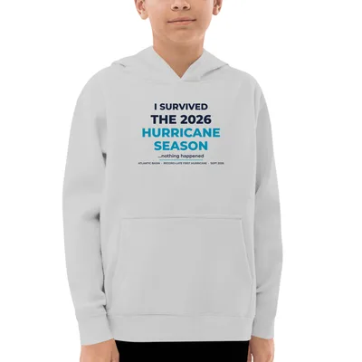 Kids Fleece Hoodie in Athletic Heather