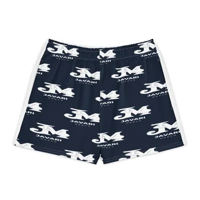 All-Over Print Unisex Cotton Shorts in White