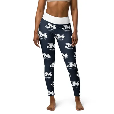 All-Over Print Yoga Leggings in White