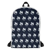 All-Over Print Backpack — White · One size