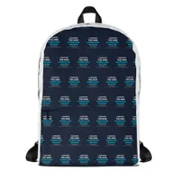All-Over Print Backpack — White · One size