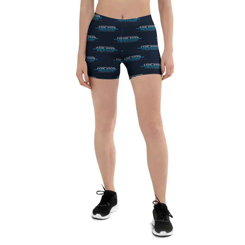 All-Over Print Shorts in White