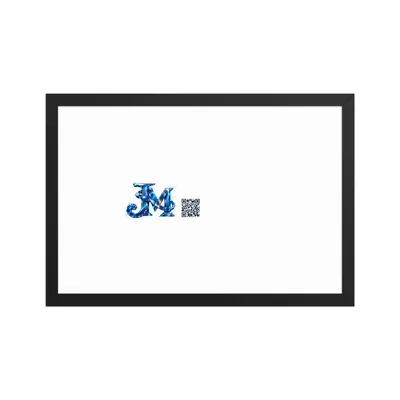Enhanced Matte Paper Framed Poster (cm) in Black