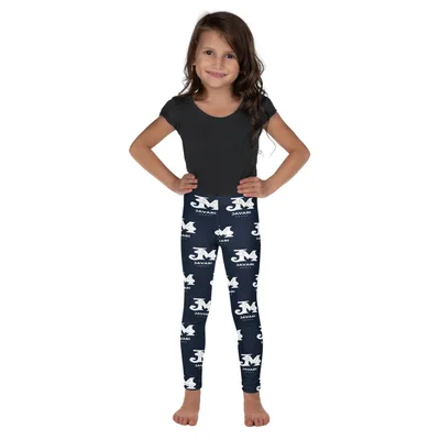 All-Over Print Kids Leggings in White