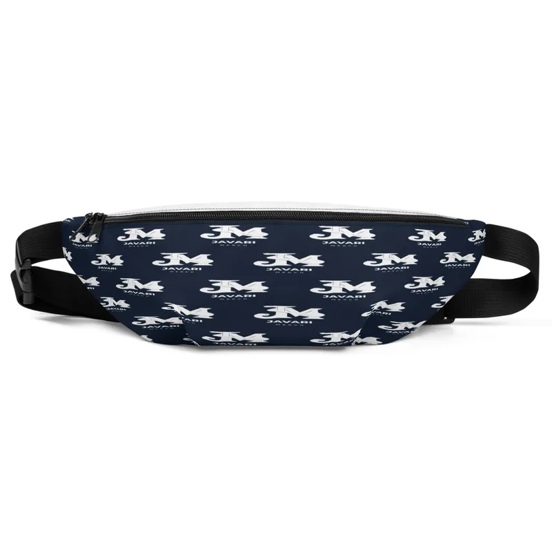 All-Over Print Fanny Pack in White
