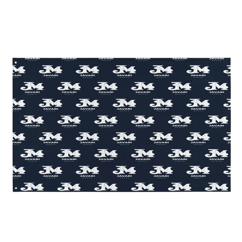 All-Over Print Flag in White