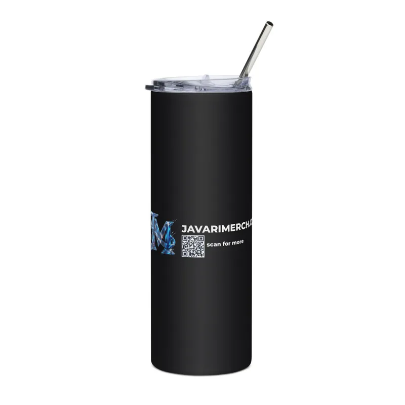 Stainless Steel Tumbler in Black