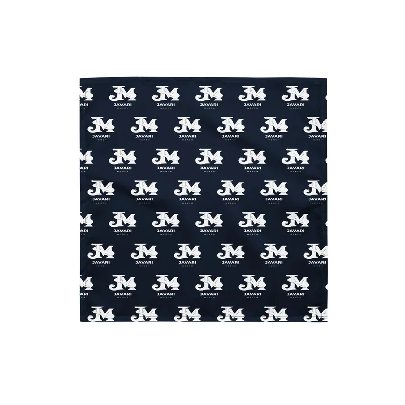 All-Over Print Bandana in White