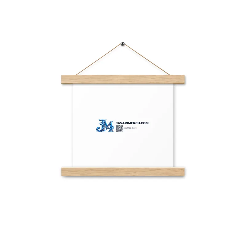 Enhanced Matte Paper Poster With Hanger (in) in Oak