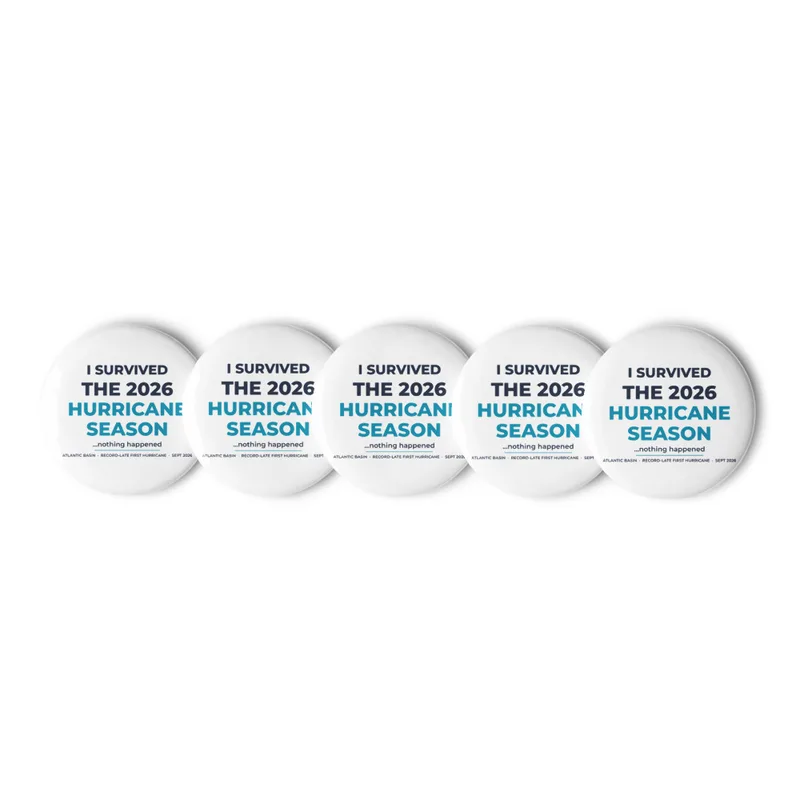 Set of Pin Buttons in White