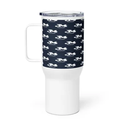 Travel Mug with a Handle in White