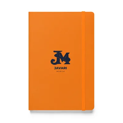 Hardcover Bound Notebook in Orange