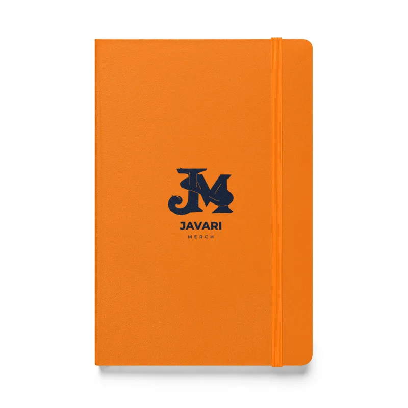 Hardcover Bound Notebook in Orange