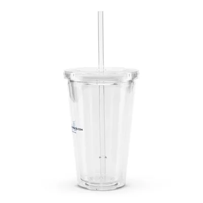 Double Wall Clear Plastic Tumbler (16 oz)