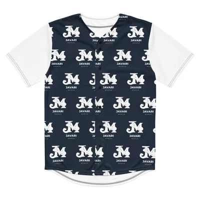 All-Over Print Recycled Unisex Baseball Jersey in White