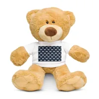Teddy Bear with a T-shirt — White · One size