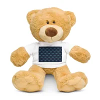 Teddy Bear with a T-shirt — White · One size