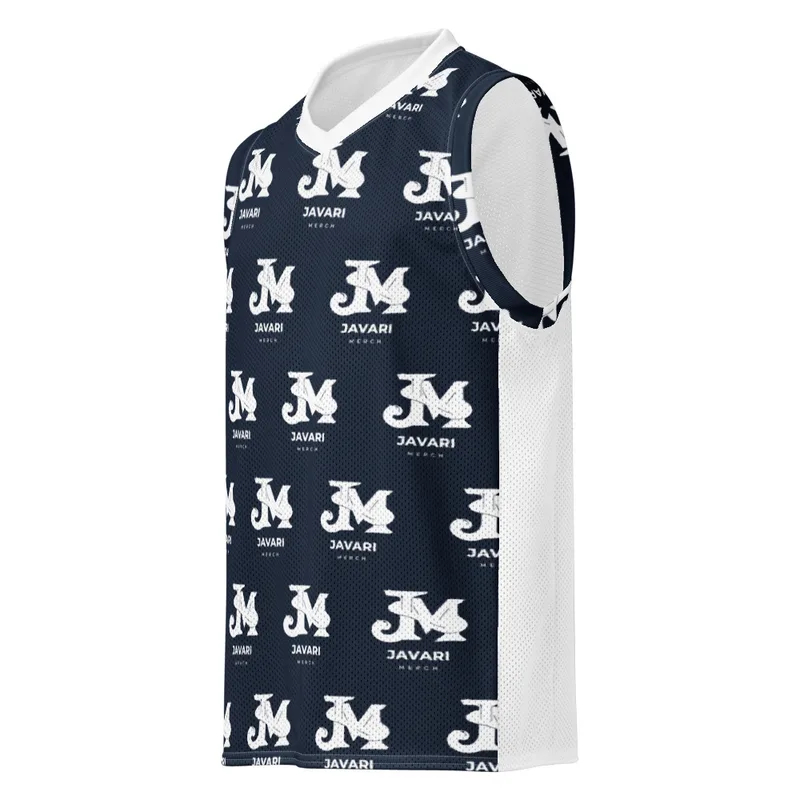 All-Over Print Premium Basketball Jersey in White