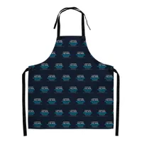 All-Over Print Apron — White · One size