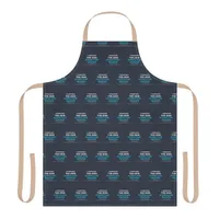 All-Over Print 5-Color Strap Apron — Beige · One size