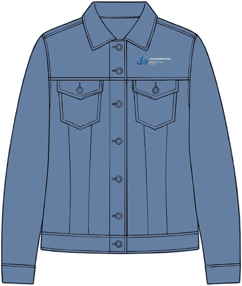 Women's Denim Jacket in Denim Blue