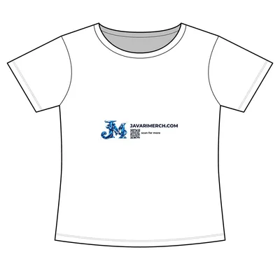 Women's Slim Fit Cotton Polyester T-Shirt in White