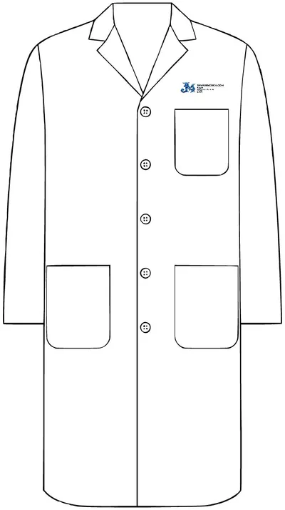 Lab Coat in White