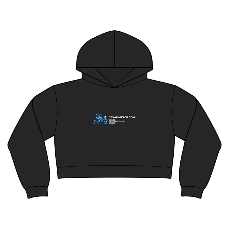 Women's Relax Crop Hood in Black