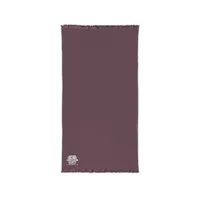 Cotton Waffle Throw (Embroidery) — Dusky Orchid · One size