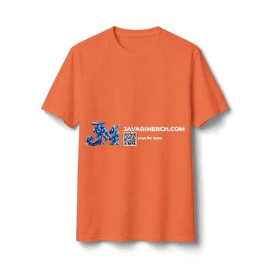 Tri-Blend Tee in Deep Orange Heather