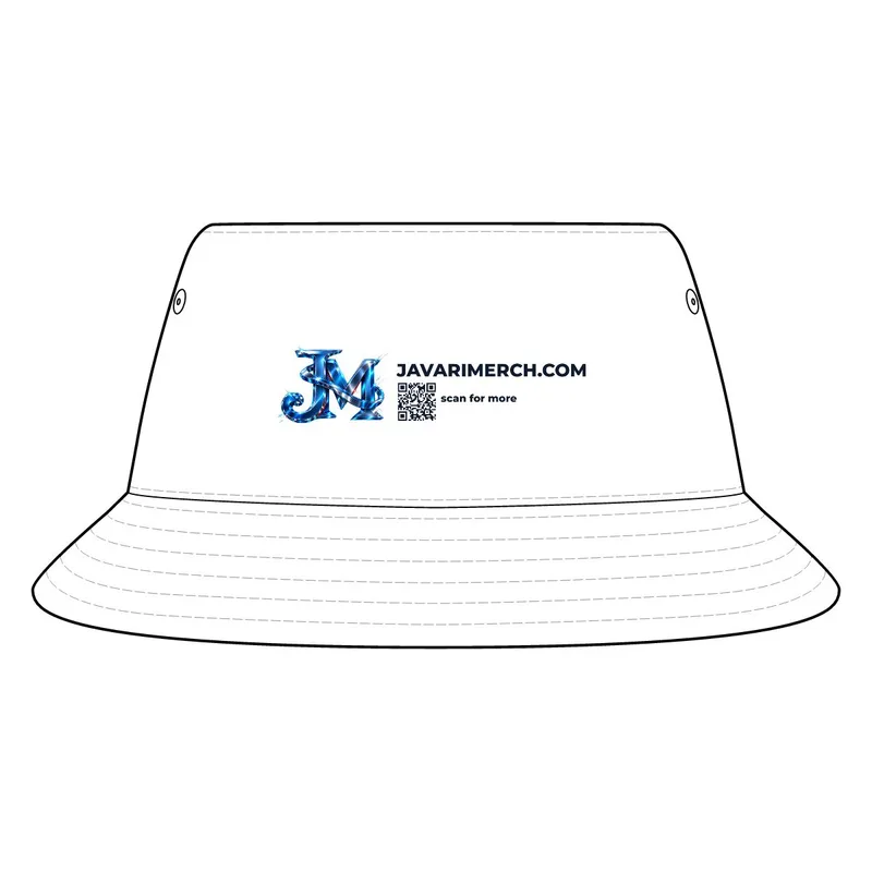 Sustainable Bucket Hat in White