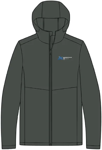 Waterproof Rain Shell in Anchor Grey