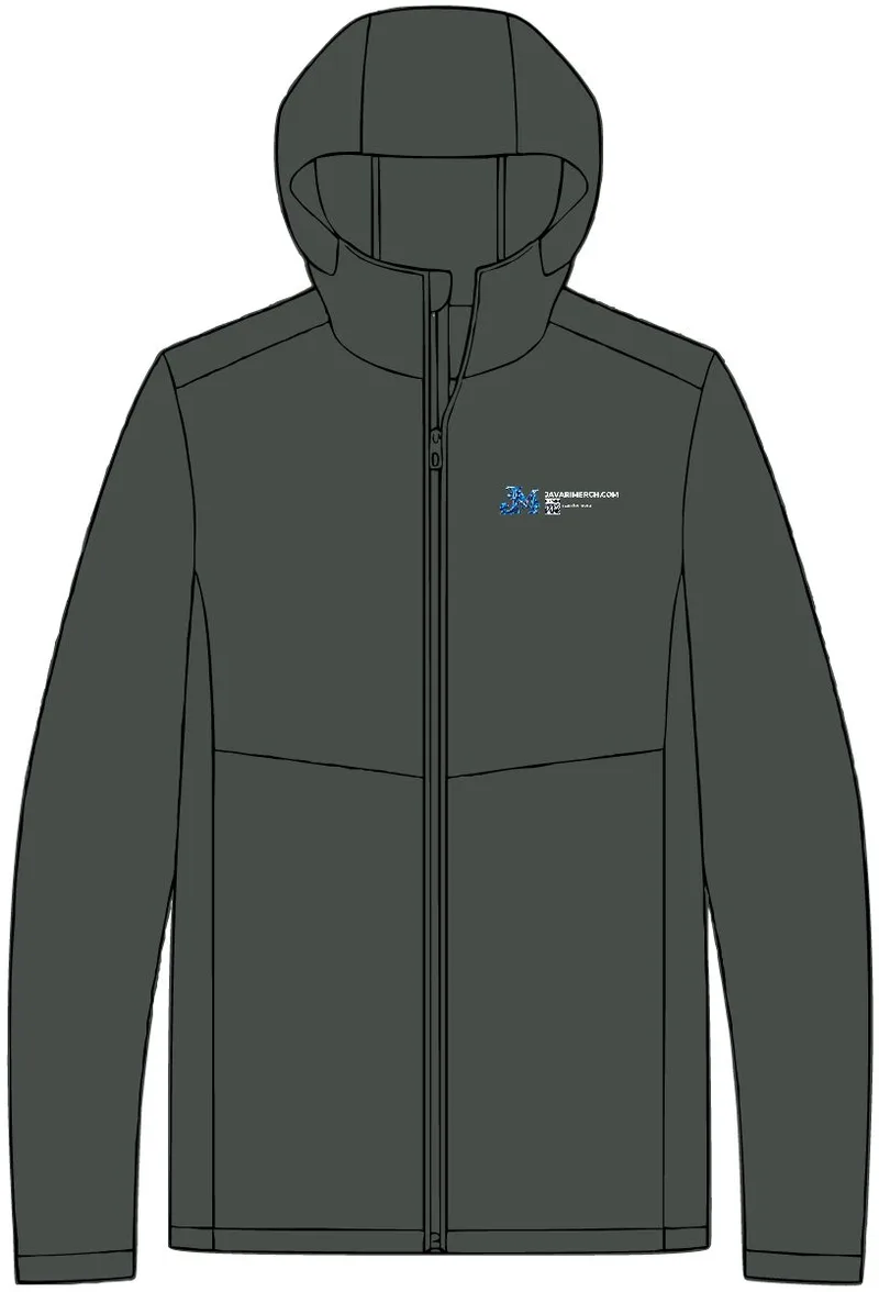 Waterproof Rain Shell in Anchor Grey